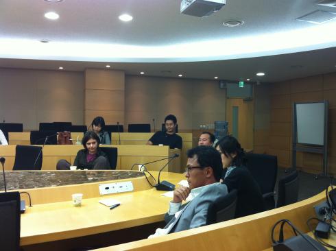 2010/10/20 아멜리아 고려대학교 강연 사진